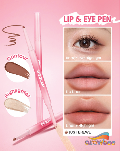 SHEGLAM Silky Glow Lip & Eye Pen