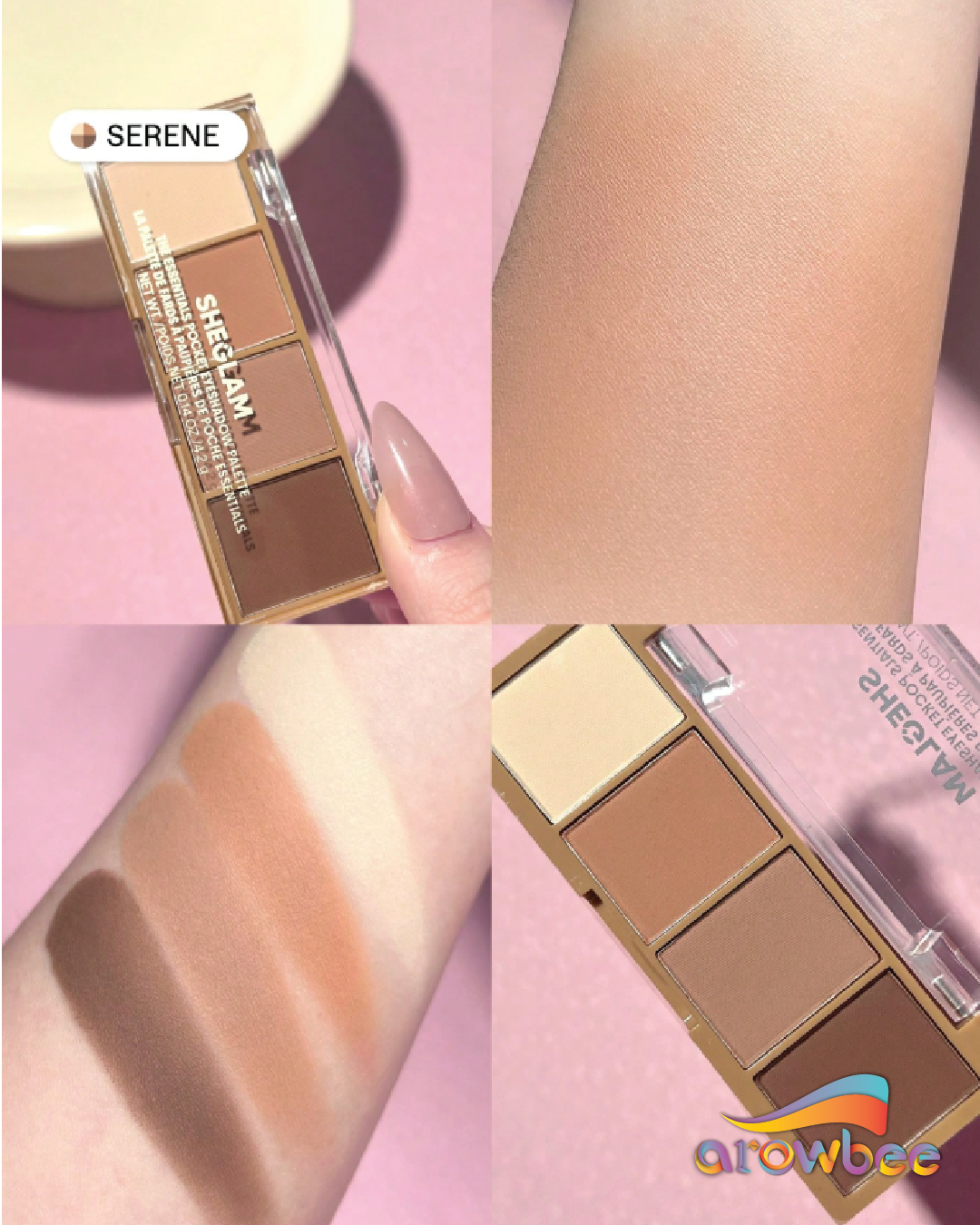 SHEGLAM The Essentials Pocket Eyeshadow Palette