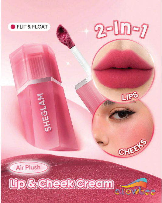 SHEGLAM Air Plush Lip & Cheek Cream