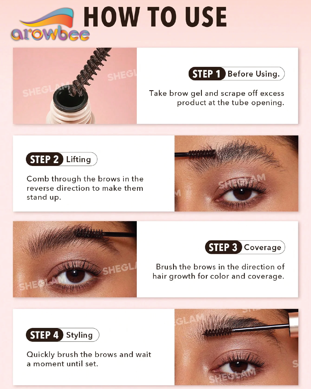 SHEGLAM Hold 'Em Up Tinted Brow Gel