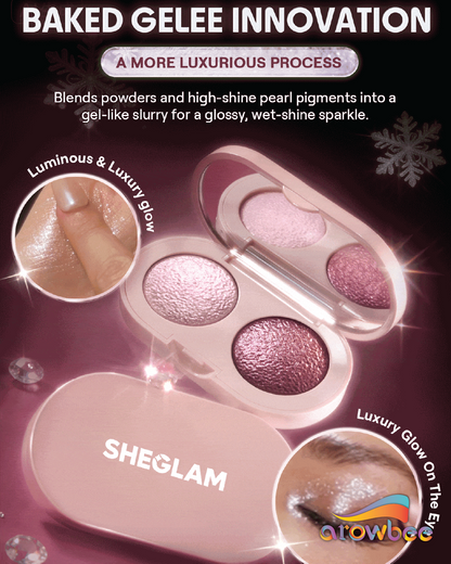 Sheglam Prismalight Baked Gelee Eyeshadow Duo