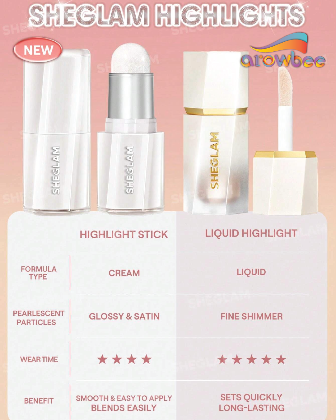 SHEGLAM Buttery Bling Highlight Stick