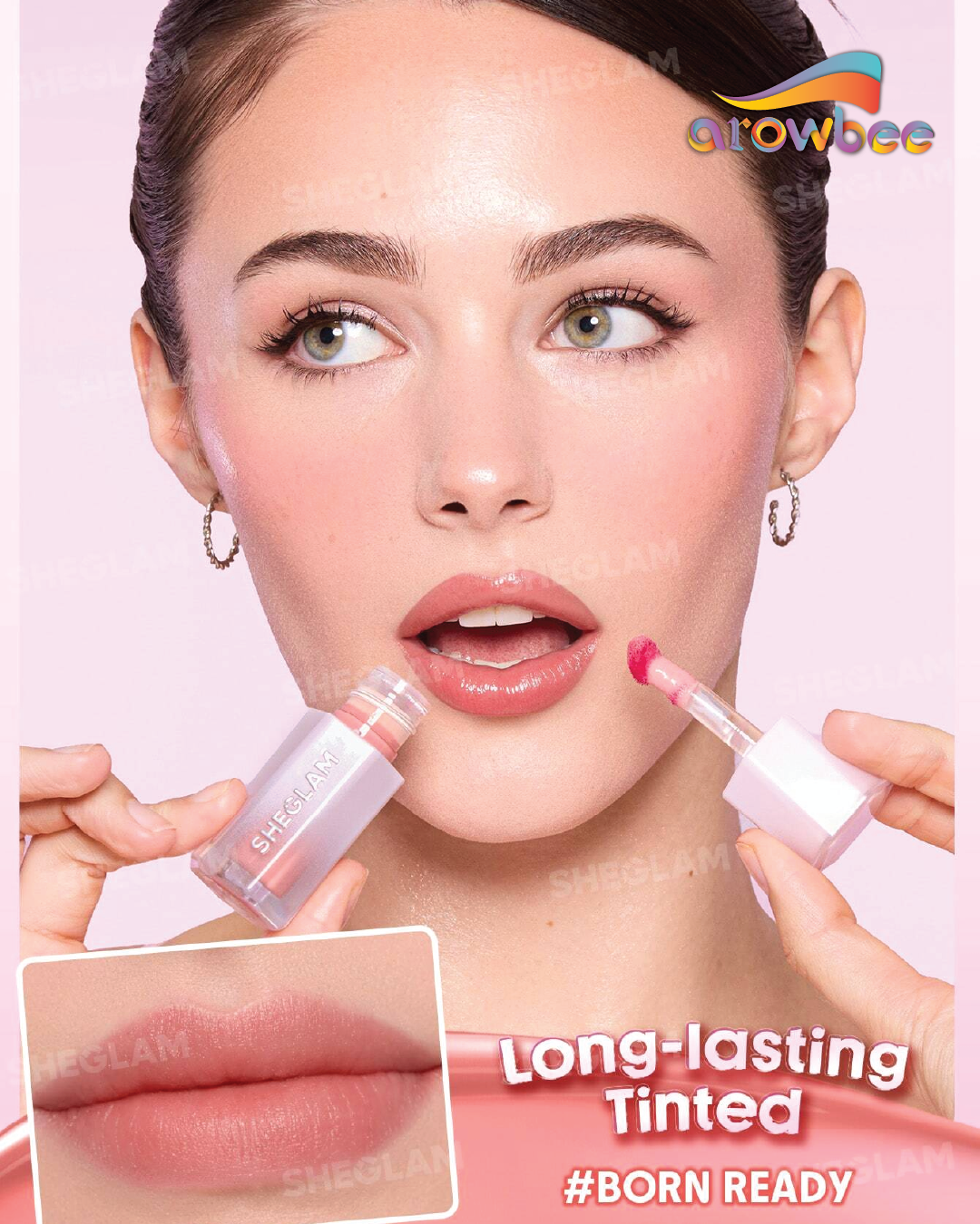 SHEGLAM Glazed & Locked Glossy Lip Tint