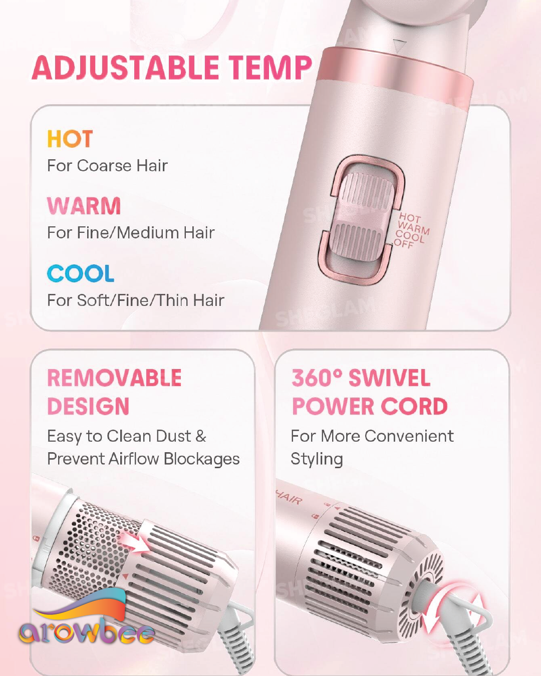 SHEGLAM HAIR Blowout Bliss All-In-One Multi-Styler