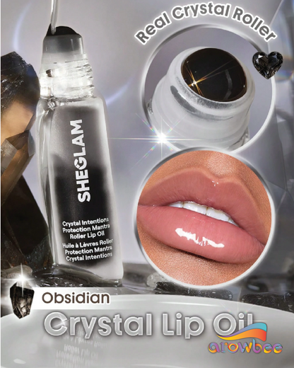 SHEGLAM Crystal Intentions Protection Mantra Roller Lip Oil