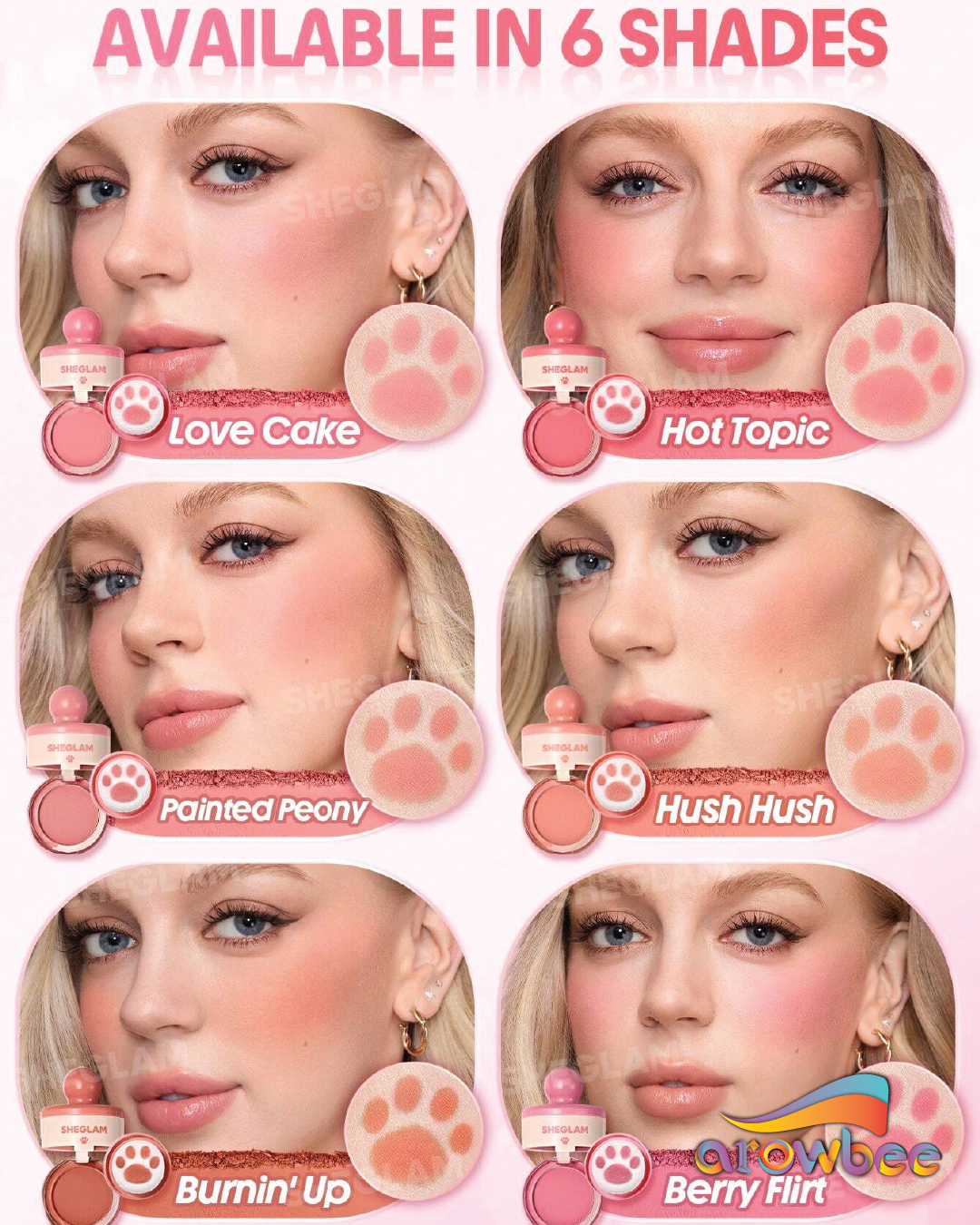 SHEGLAM Cutie Paw Blush Stamp