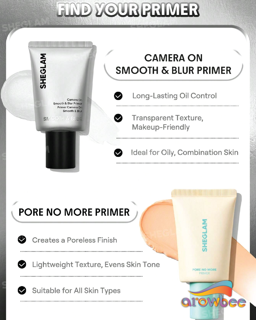 SHEGLAM Camera On Smooth & Blur Primer