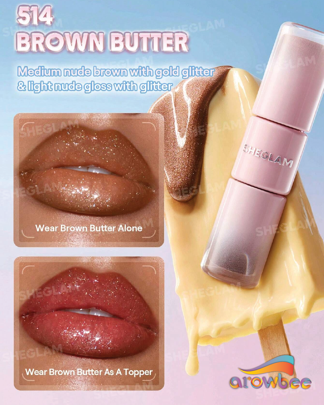 SHEGLAM Line To Shine Peel-Off Lip Stain & Gloss Duo