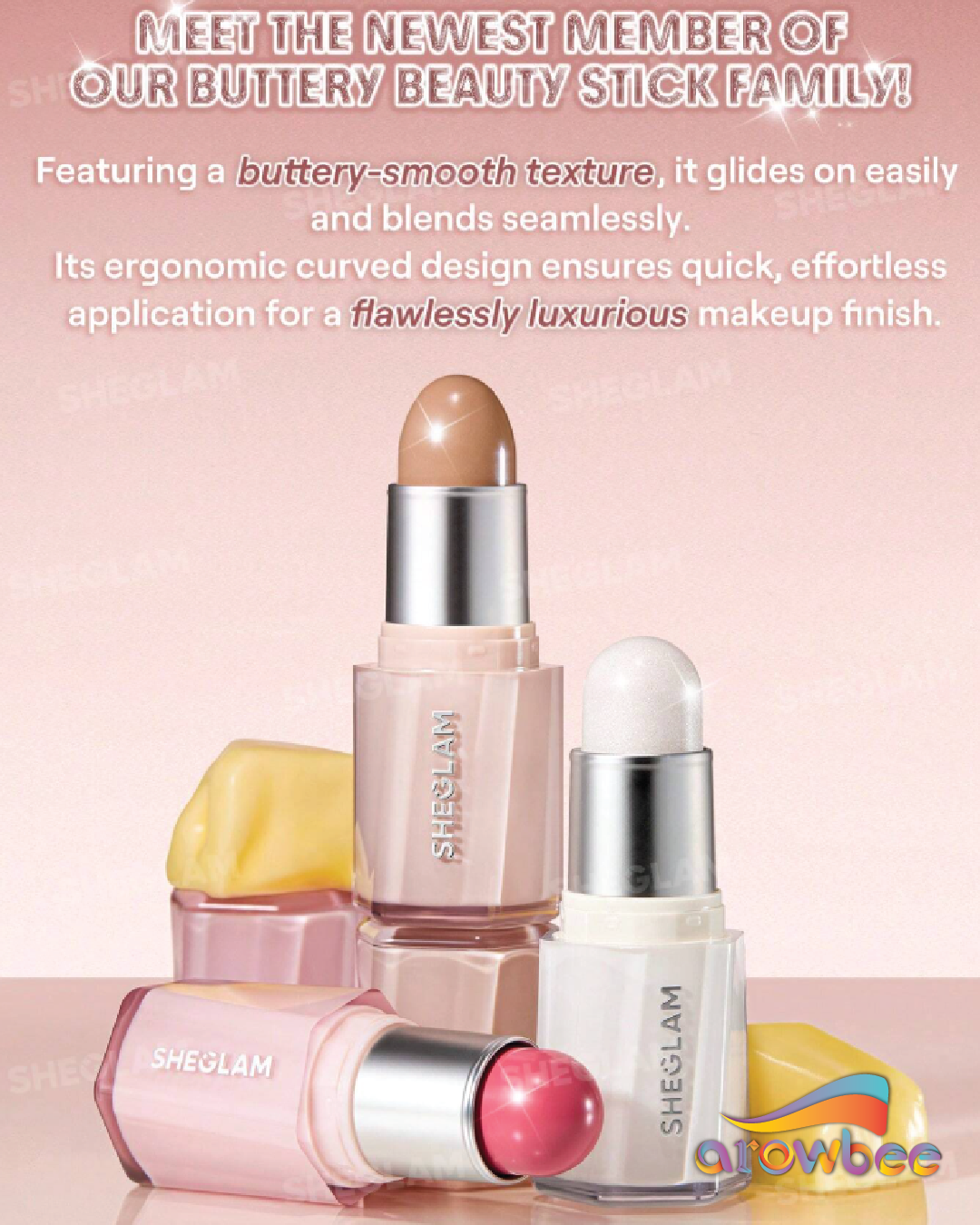 SHEGLAM [3 Pcs] Buttery Bundle Family Full Face Set