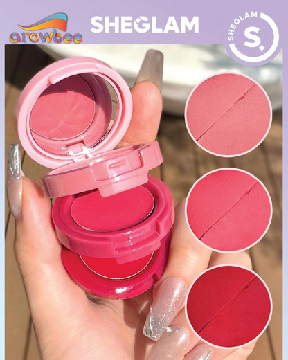 SHEGLAM Very Cherry Cheek & Lip Cream Stack