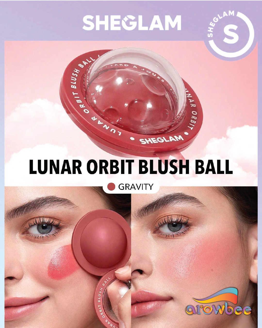 SHEGLAM Lunar Orbit Blush Ball