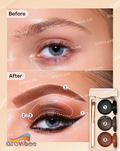 SHEGLAM Streamline Brow & Eyeliner Gel