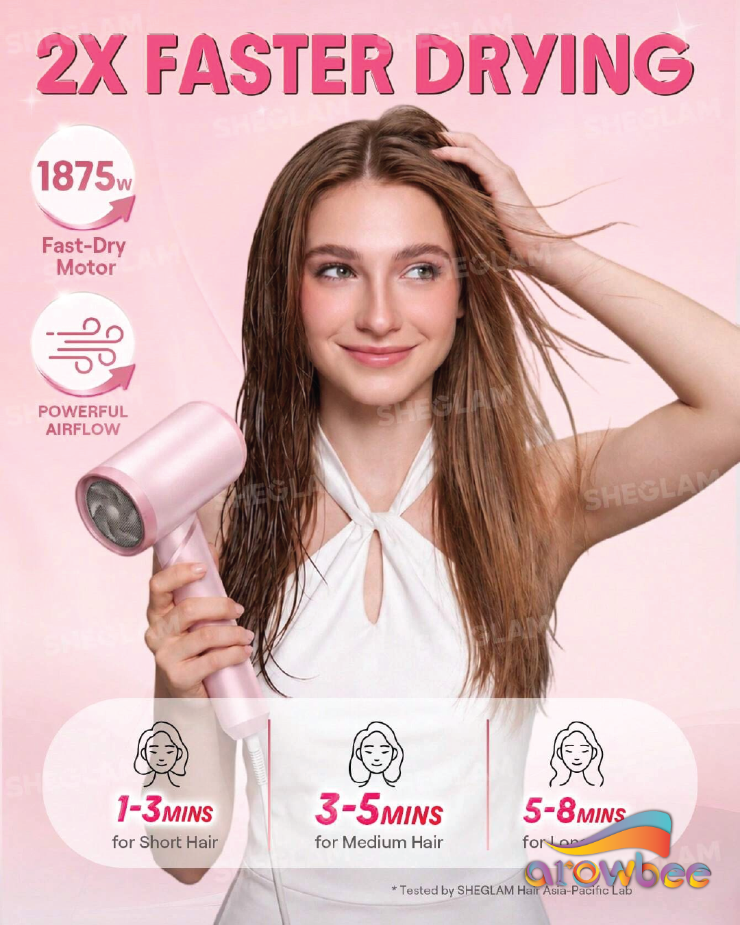 SHEGLAM HAIR Blowout Bliss Triple Threat Hair Dryer