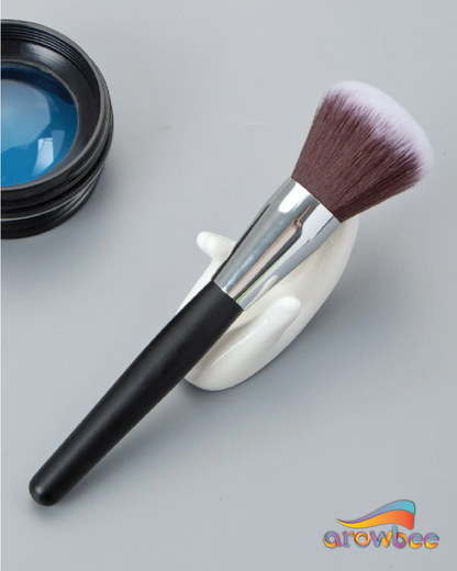 Power Makeup Brush, 1pc Wooden Classic Portable