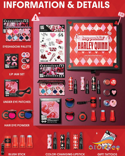 Harley Quinn X SHEGLAM Collection Set