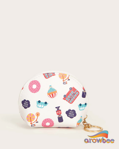 SHEIN Cartoon Graphic Dome Coin Purse