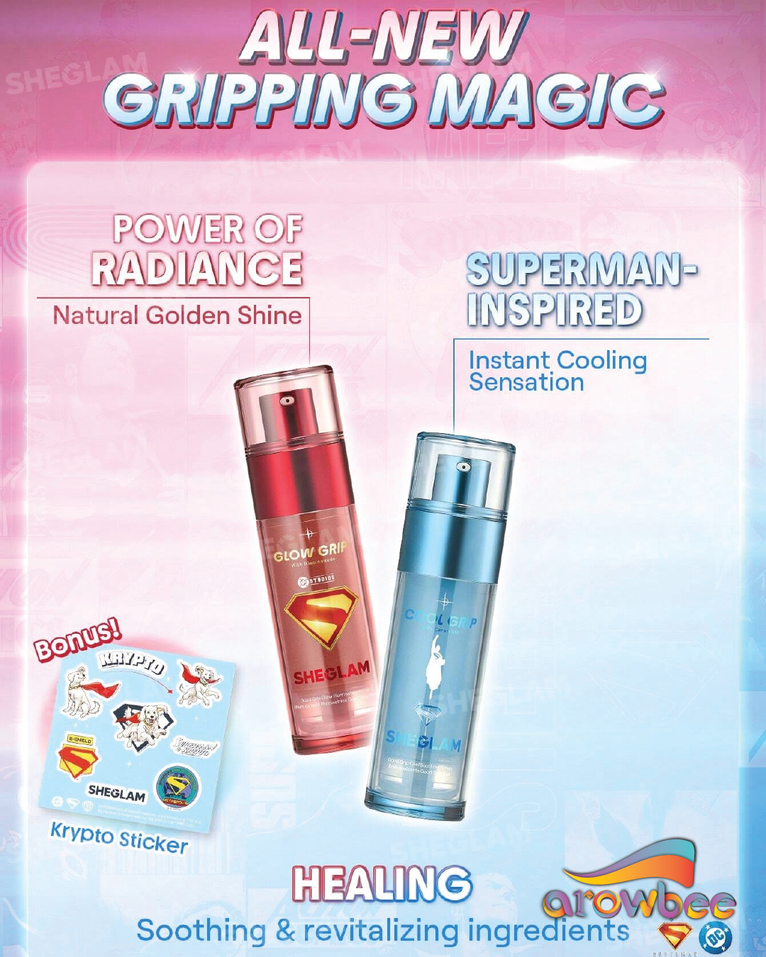 The Superman | SHEGLAM Good Grip Super Power Duo