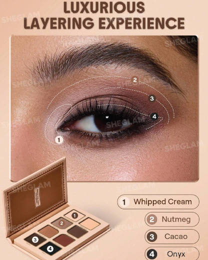 SHEGLAM Hazelnut Latte, Please 8-Pan Palette
