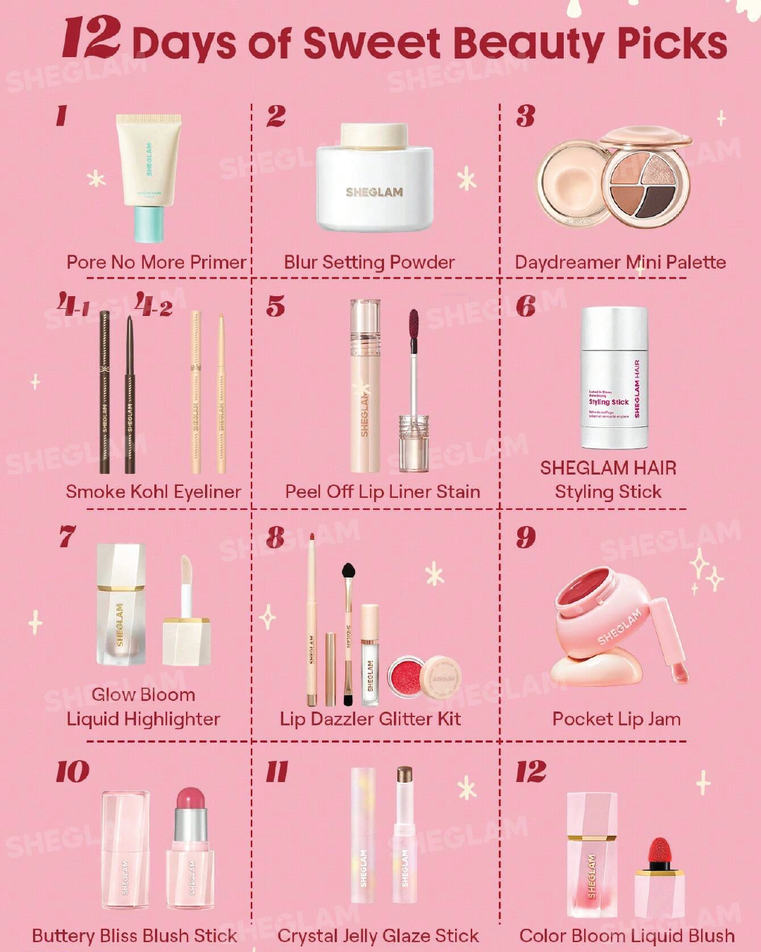SHEGLAM Sugar, Spice & Everything Glam Advent Calendar Box