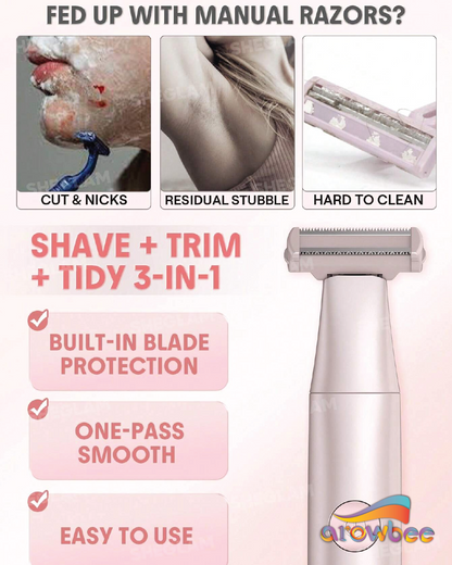 SHEGLAM HAIR Smooth Moves Single-Blade Electric Razor