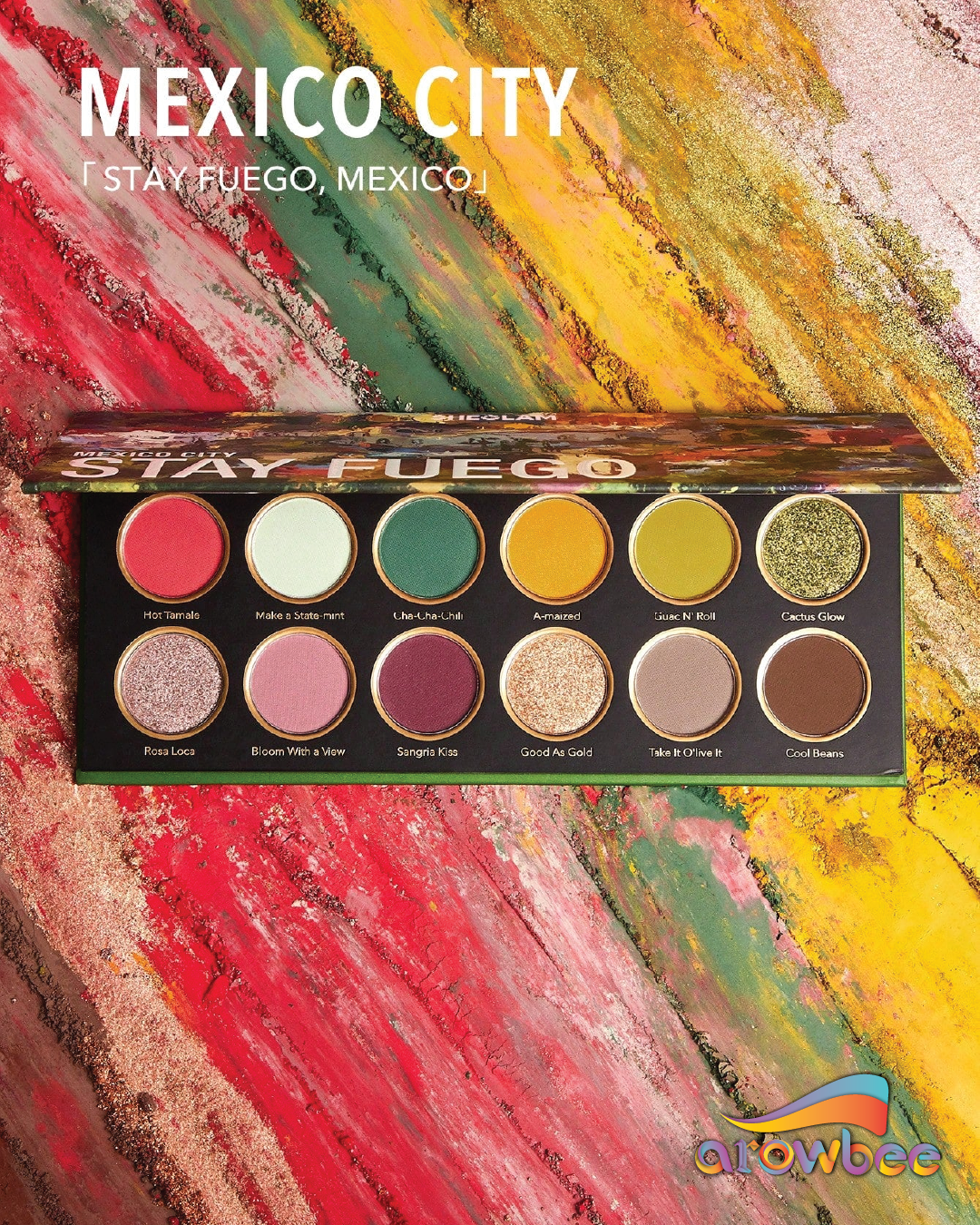 SHEGLAM Stay Fuego, Mexico Palette
