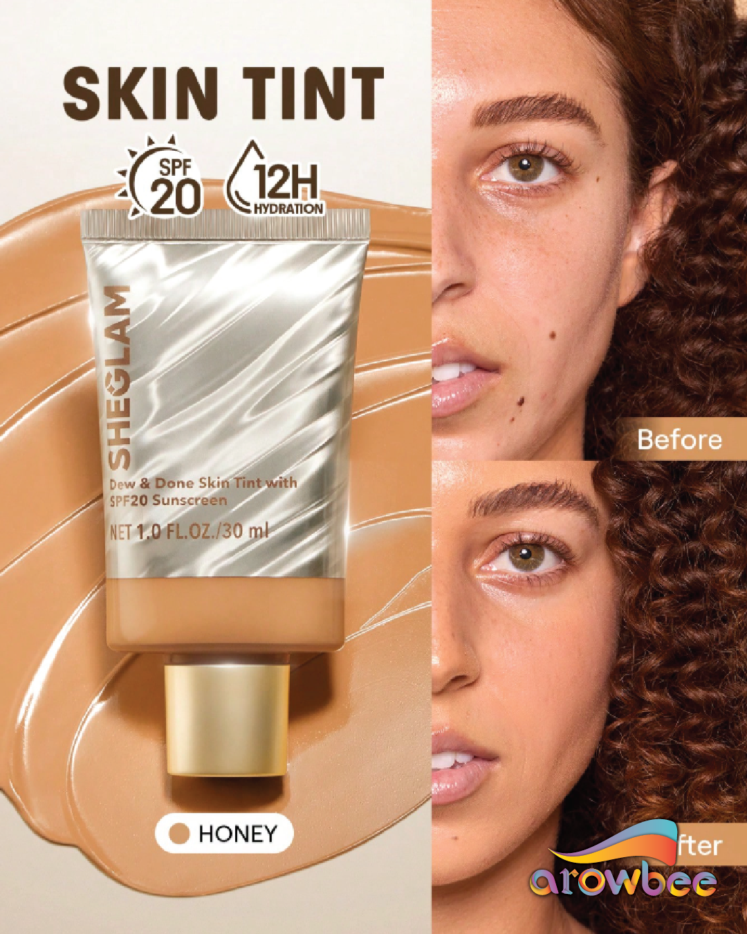 SHEGLAM Dew & Done Skin Tint With Spf20