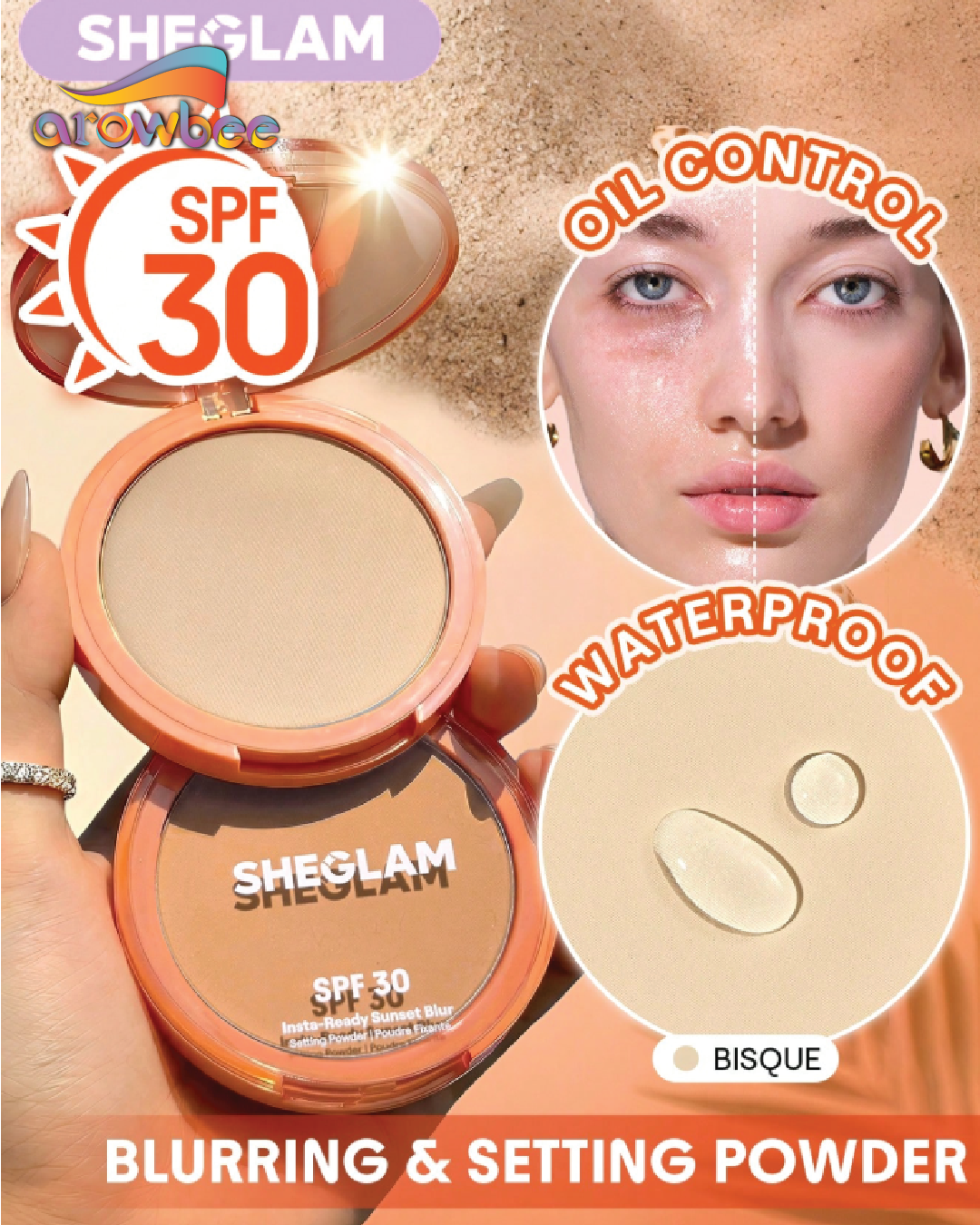 SHEGLAM Insta-Ready Sunset Blur Setting Powder