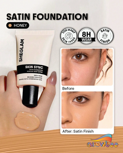 SHEGLAM Skin Sync Satin Foundation