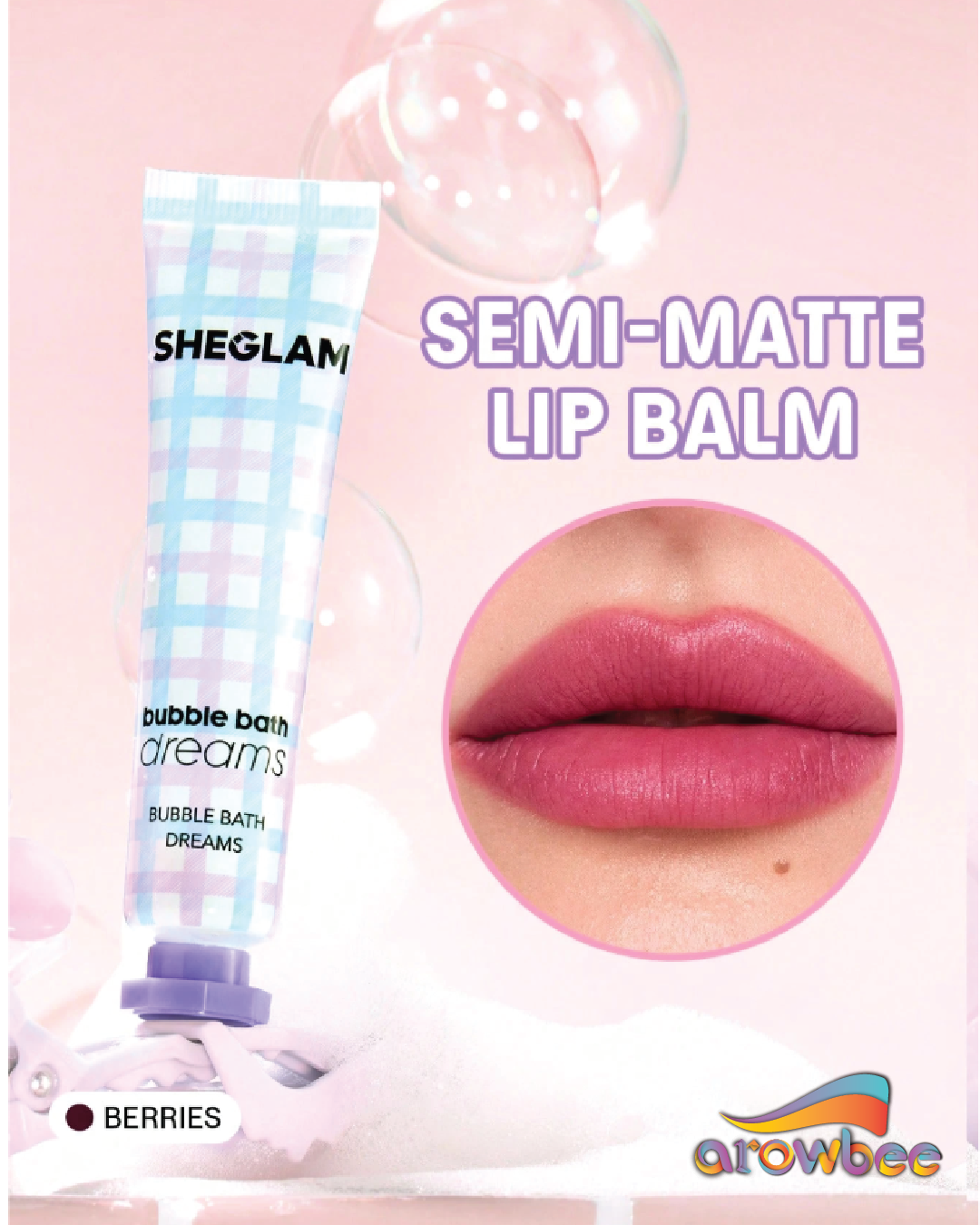 SHEGLAM Bubble Kiss Lip Balm