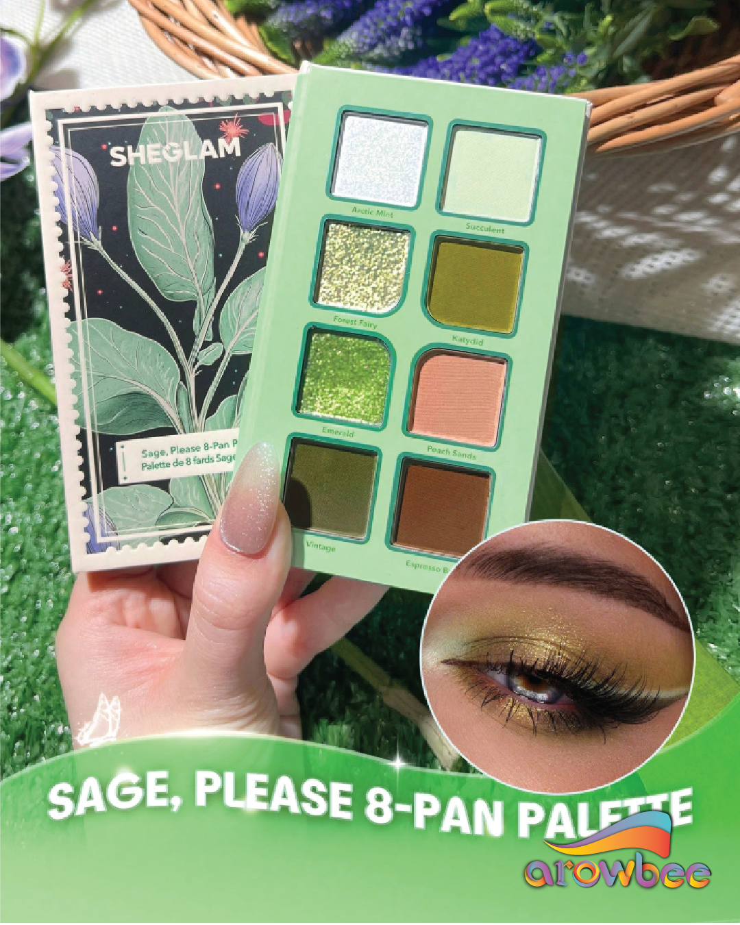 SHEGLAM Sage, Please 8-Pan Palette