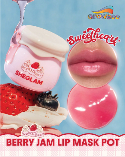 SHEGLAM Berry Jam Lip Mask Pot