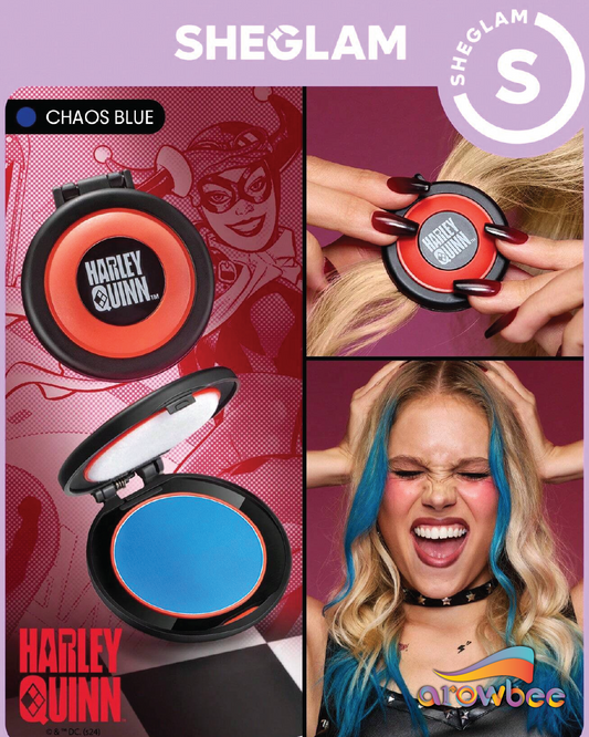 Harley Quinn X SHEGLAM To Dye For Temporary Hair Dye Powder