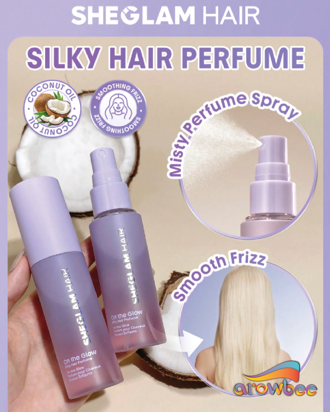 SHEGLAM HAIR On The Glow Silky Hair Perfume