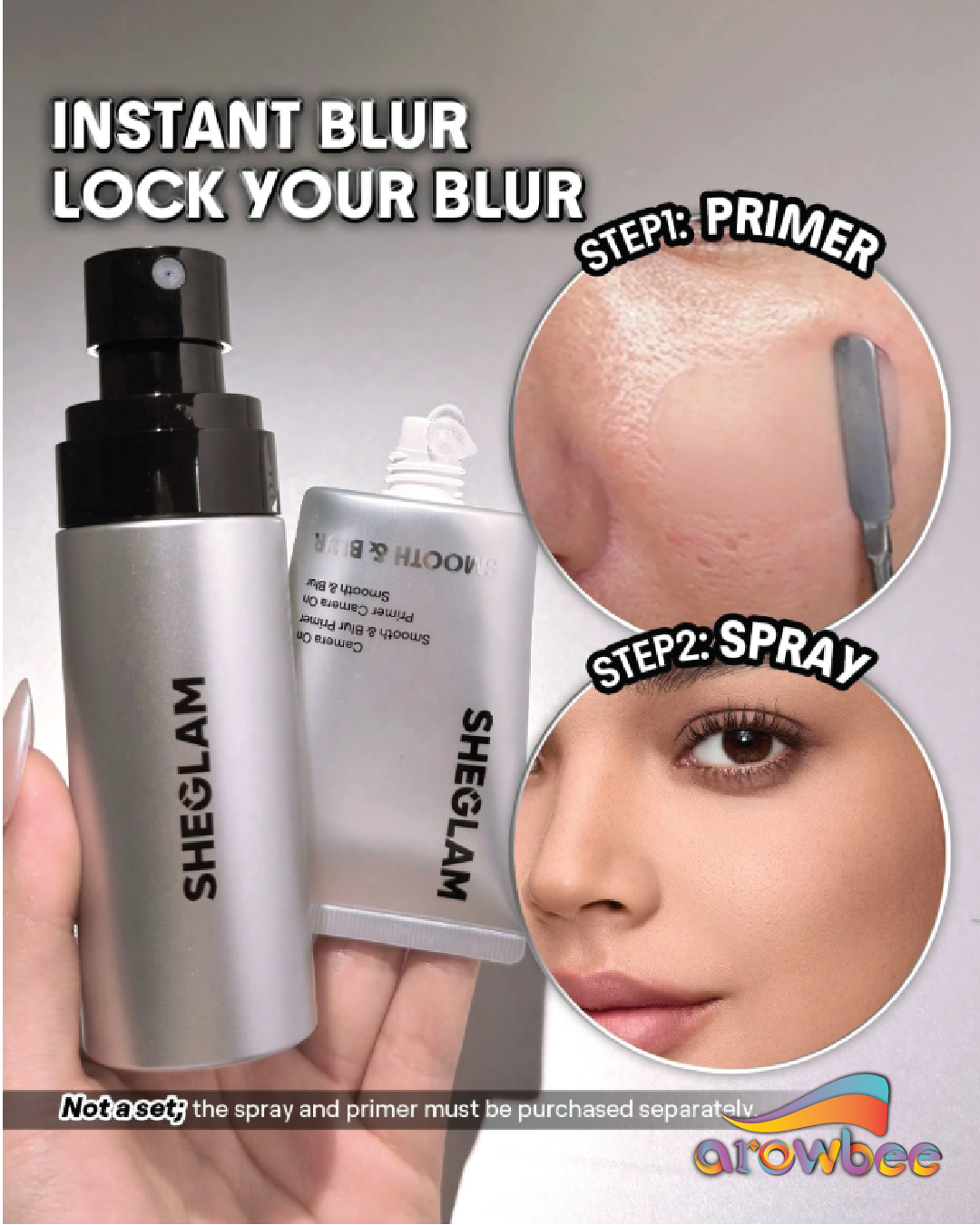 SHEGLAM Camera On Blurring Waterproof Setting Spray