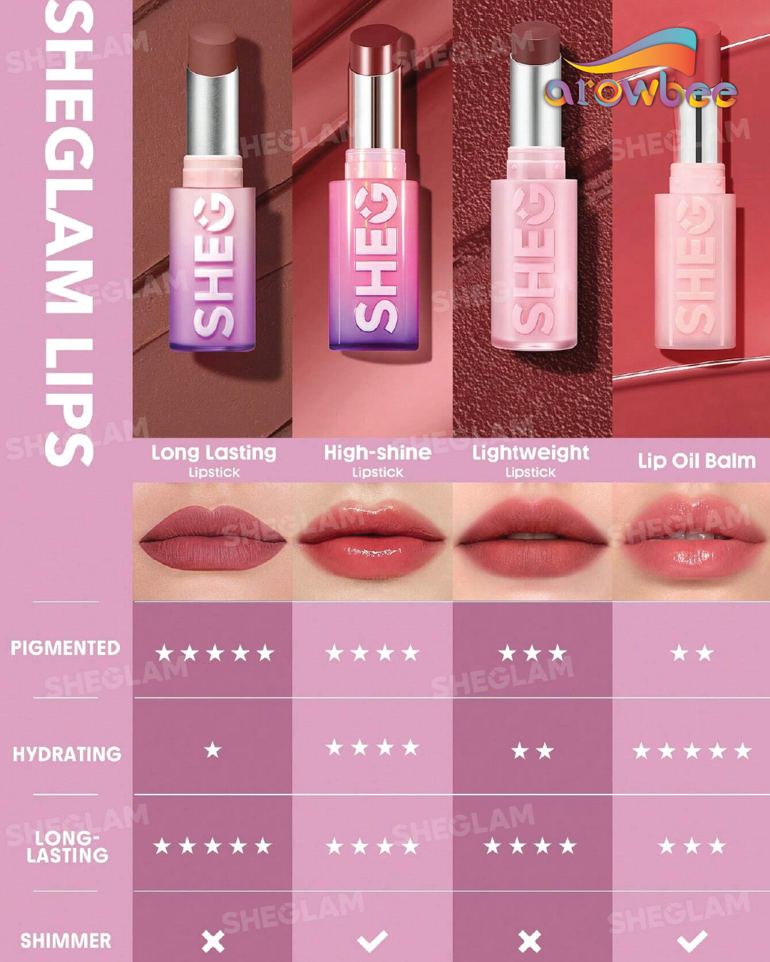 SHEGLAM Silk Slip Lip Oil Balm