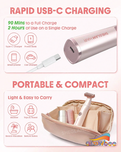 SHEGLAM HAIR Smooth Moves Single-Blade Electric Razor