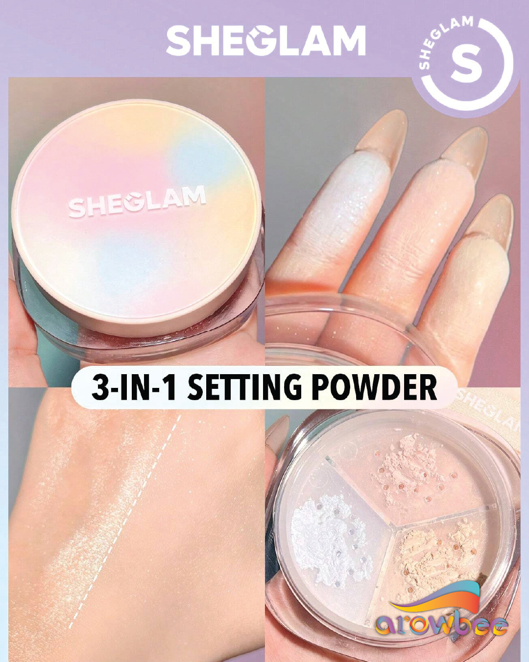 SHEGLAM Radiance Ring 3-In-1 Correcting Setting Powder