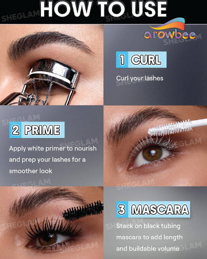 SHEGLAM All-In-One Primer & Tubing Volume Mascara-Tubing Black