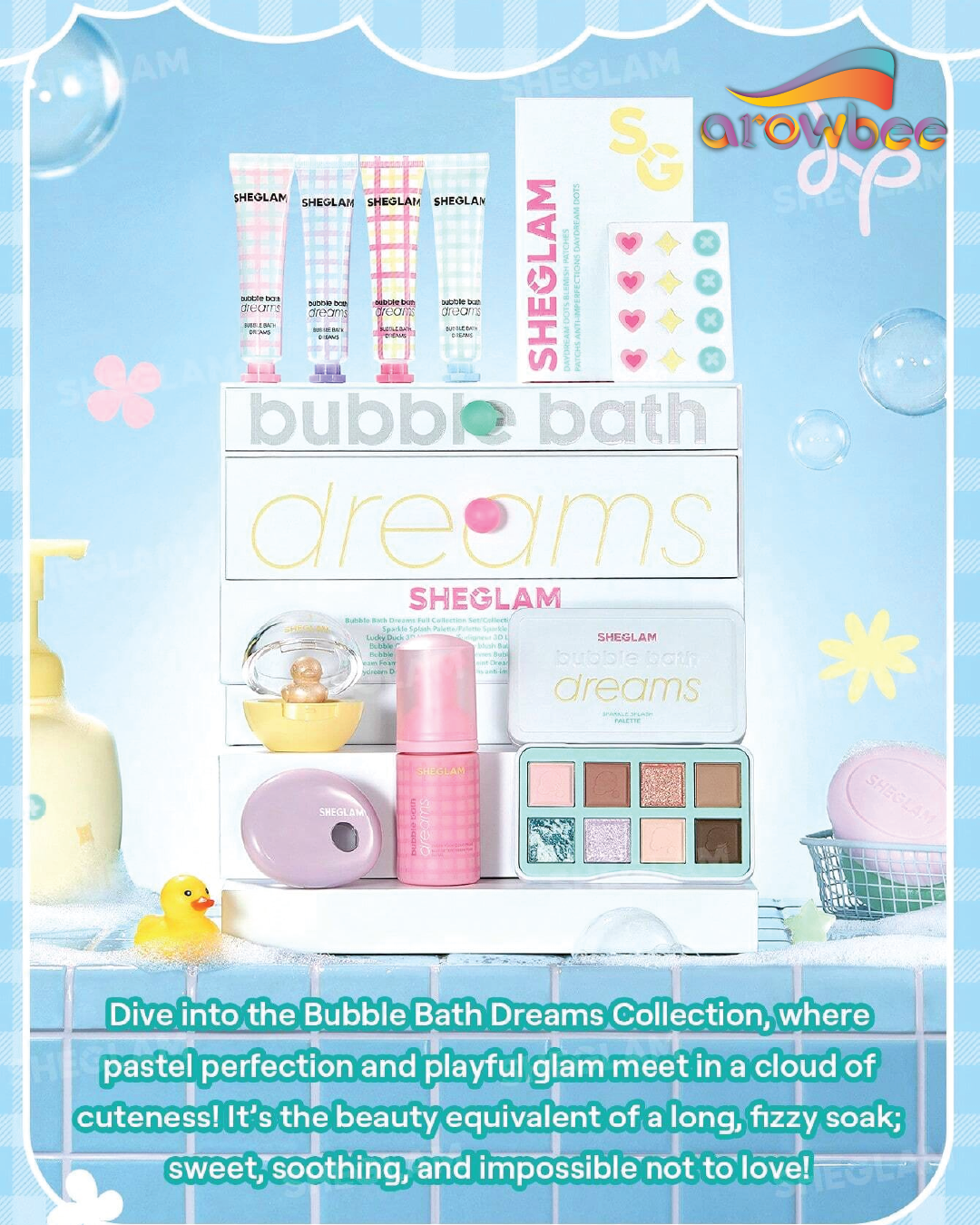 SHEGLAM Bubble Bath Dreams Full Collection Set