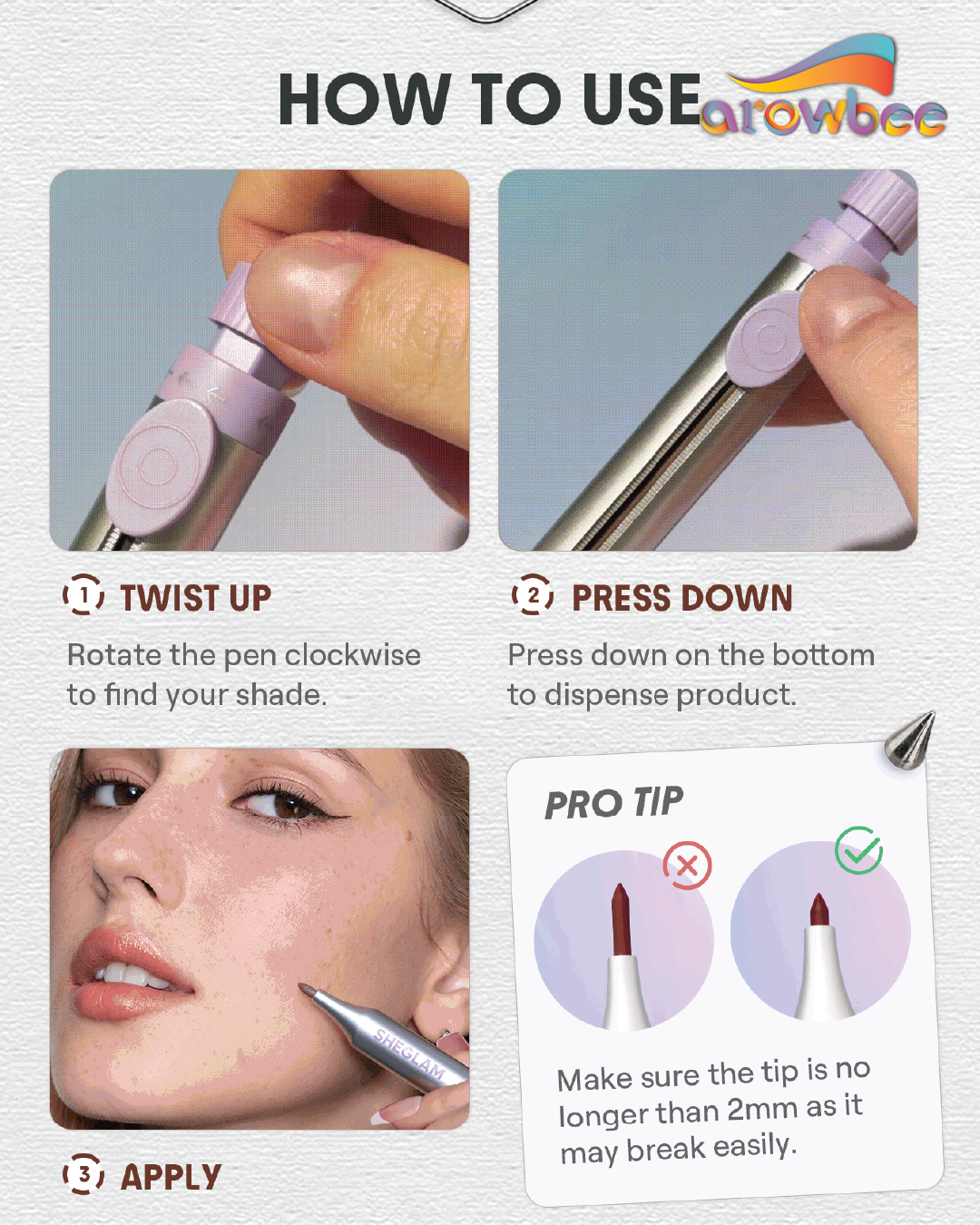 SHEGLAM The Everywhere 4-In-1 Liner Pen