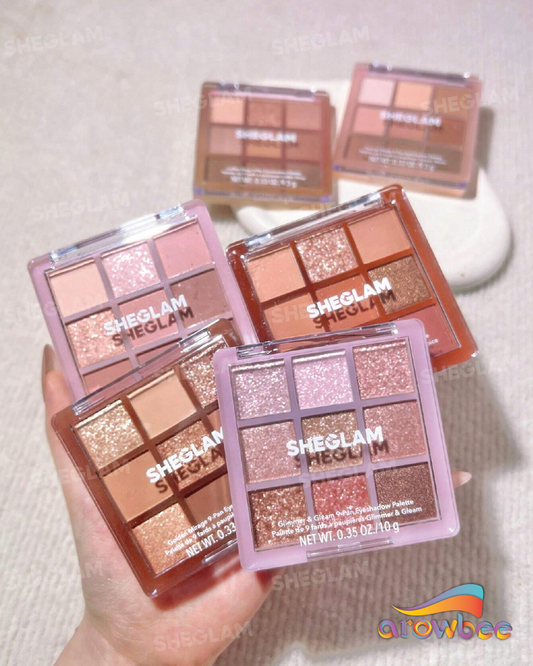 SHEGLAM Glimmer & Gleam 9-Pan Eyeshadow Palette
