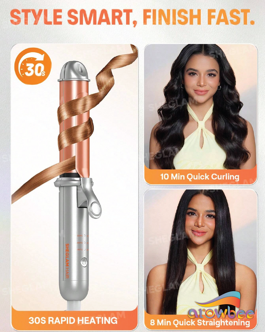 SHEGLAM HAIR Travel Buddy Pocket Curling Straightener
