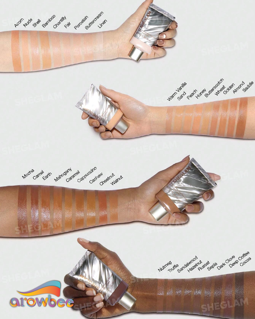 SHEGLAM Dew & Done Skin Tint With Spf20 Sample