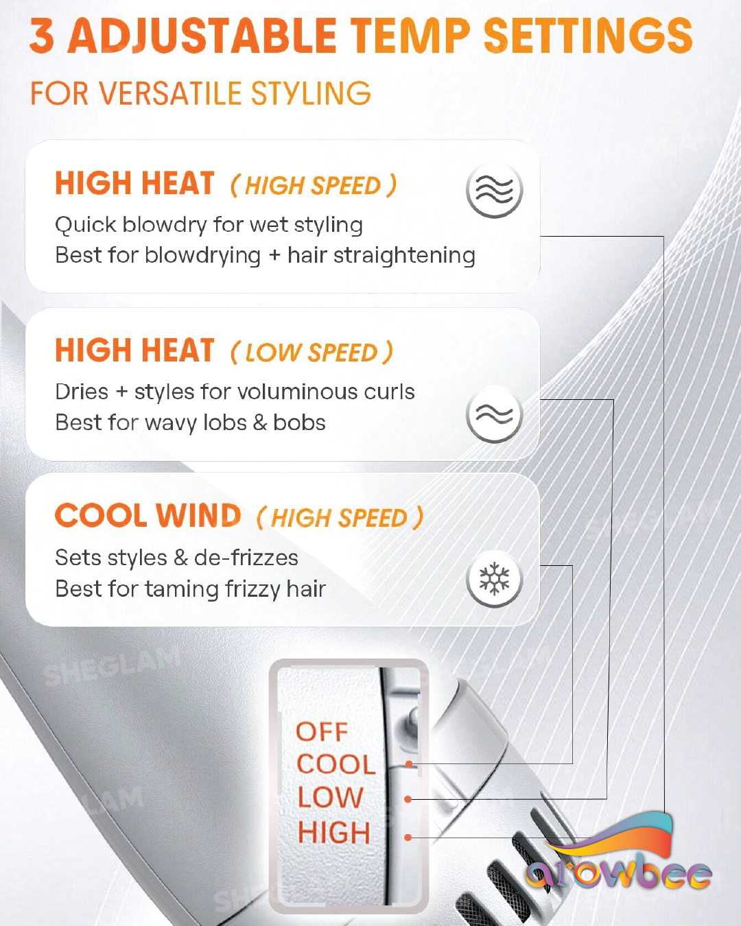 SHEGLAM HAIR Blowout Bliss Volumizing Hot Air Brush