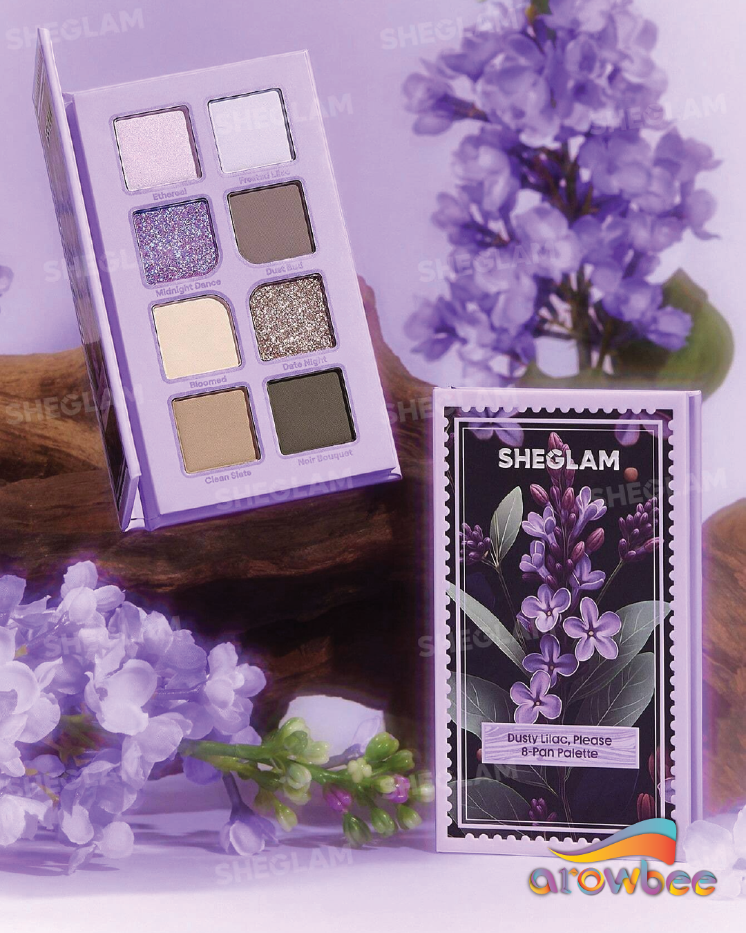 SHEGLAM Dusty Lilac, Please 8-Pan Palette
