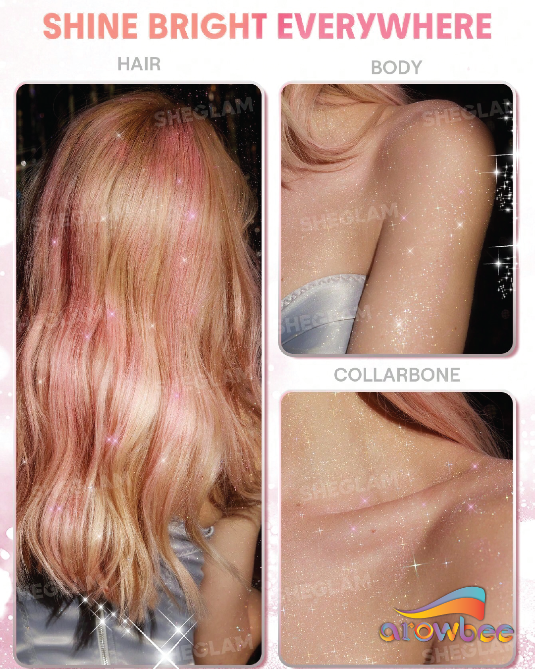 Sheglam Disco Twist Hair & Body Glitter Mist