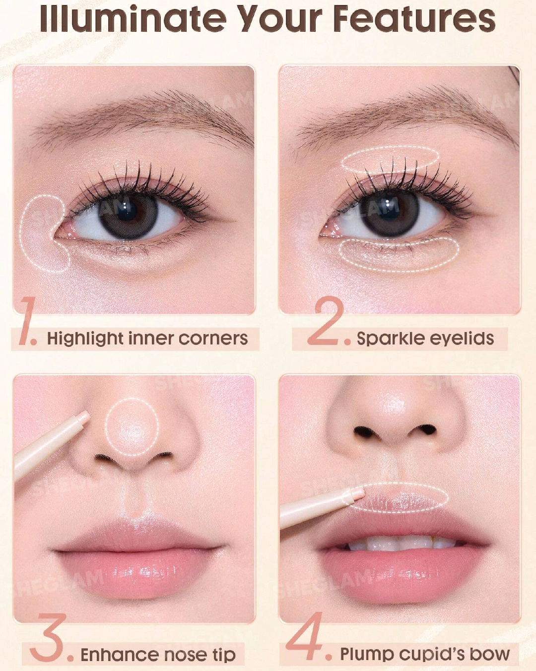 SHEGLAM Lumi-Eye Aegyo-Sal Pen Duo