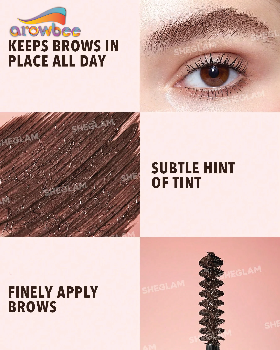 SHEGLAM Hold 'Em Up Tinted Brow Gel