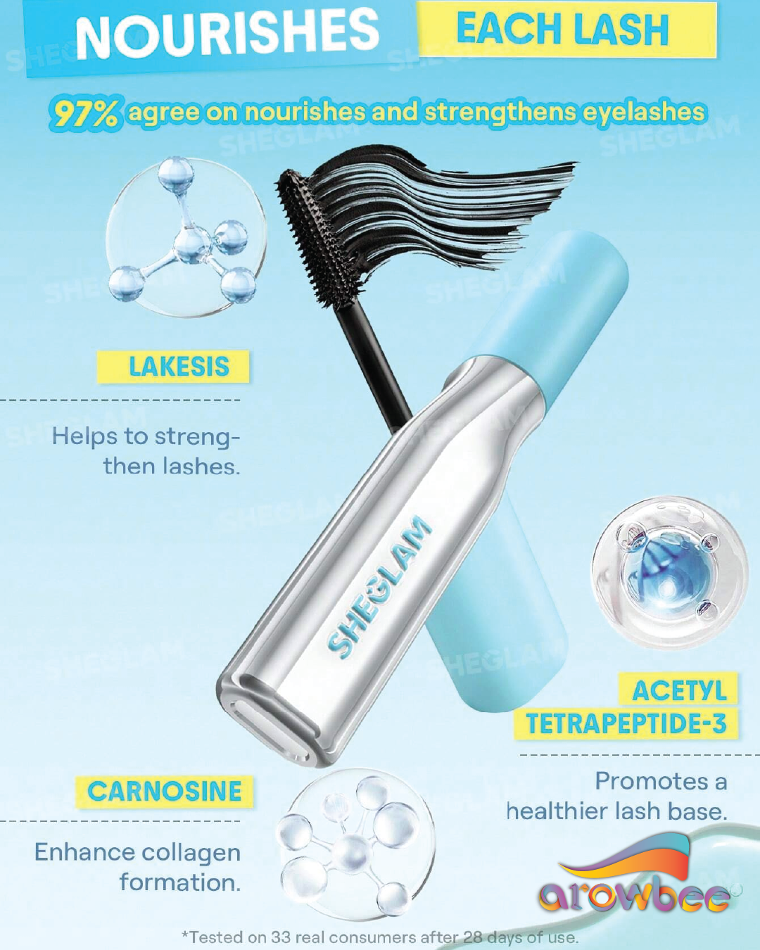 SHEGLAM Lashlighter Infinite Tubing Mascara