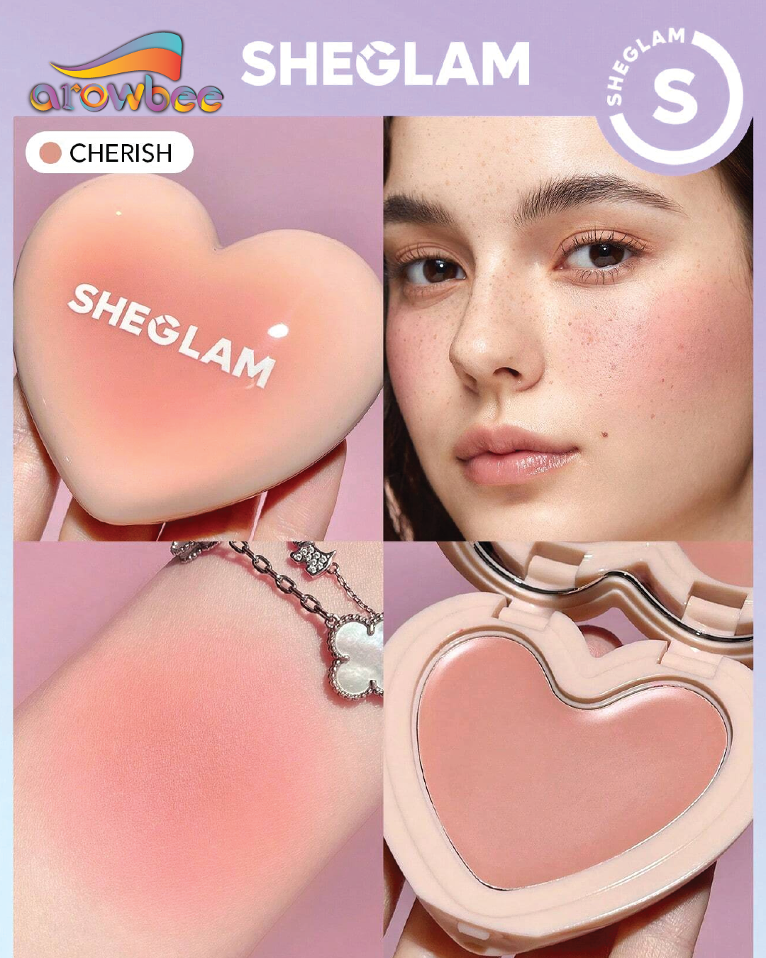 SHEGLAM Playing Cupid Cream Blush